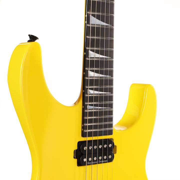 Jackson Custom Shop SL2H Reverse Headstock Graffiti Yellow