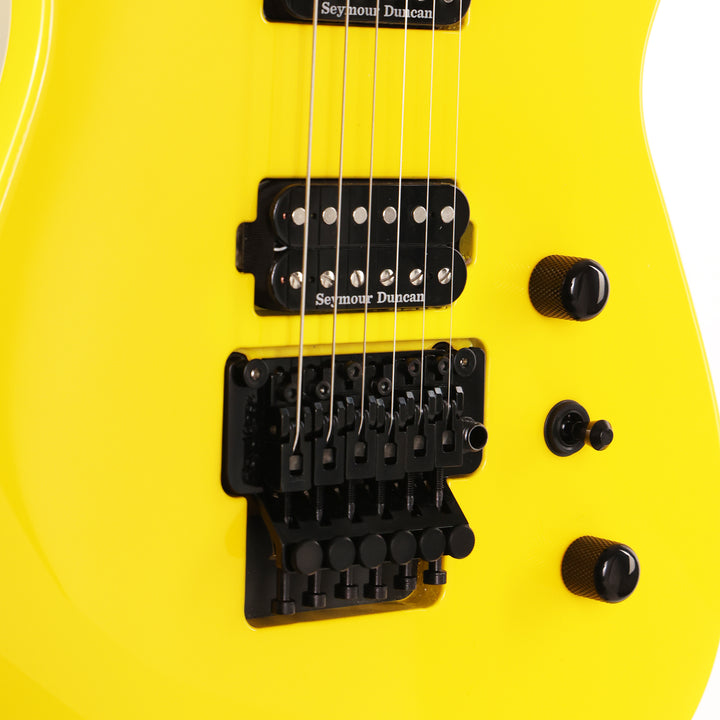 Jackson Custom Shop SL2H Reverse Headstock Graffiti Yellow