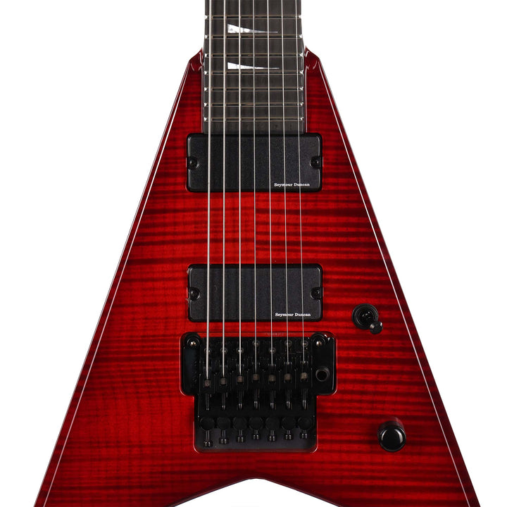 Jackson USA Signature Corey Beaulieu King V Transparent Red Burst