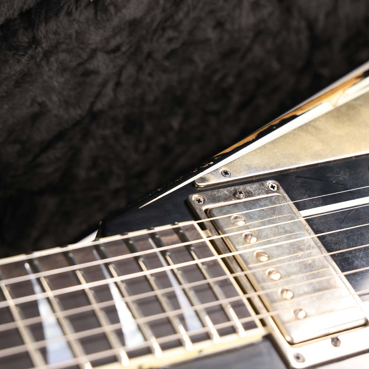 Jackson Custom Shop RR Rhoads Nitro Relic Black with Vintage White Pinstripes