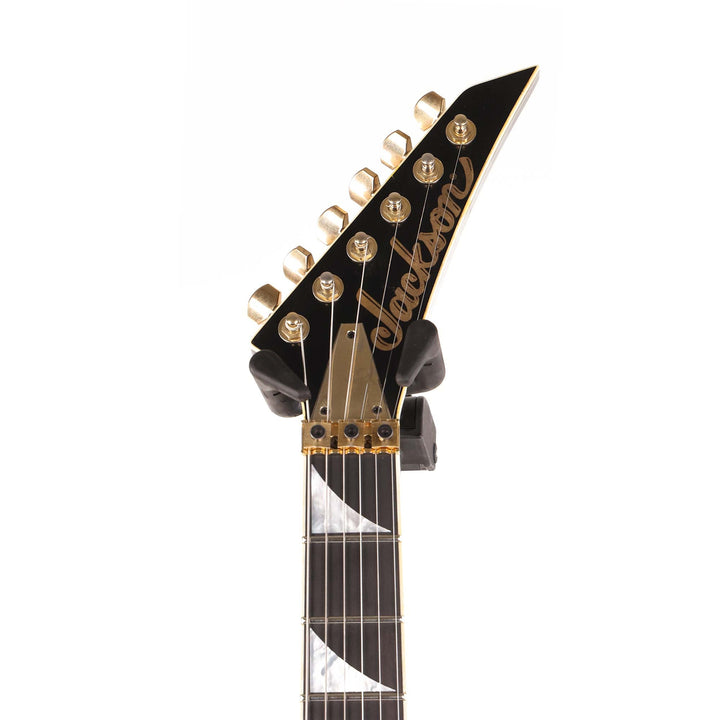 Jackson Custom Shop RR Rhoads Nitro Relic Black with Vintage White Pinstripes