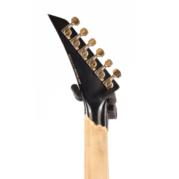 Jackson Custom Shop RR Rhoads Nitro Relic Black with Vintage White Pinstripes