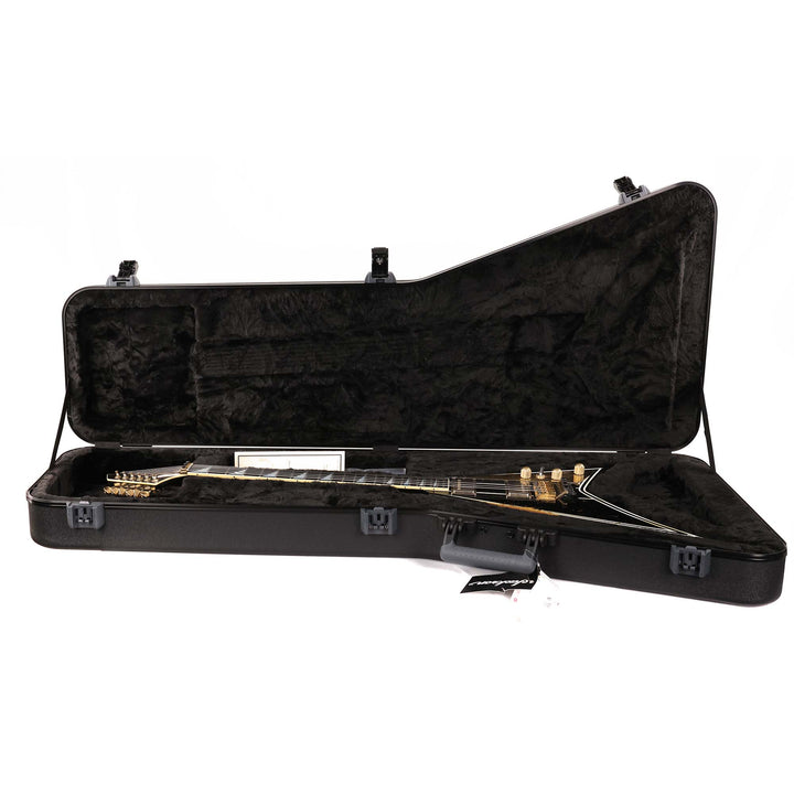 Jackson Custom Shop RR Rhoads Nitro Relic Black with Vintage White Pinstripes