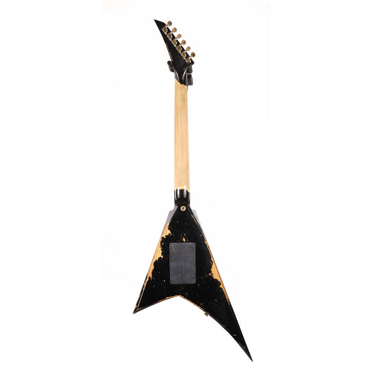 Jackson Custom Shop RR Rhoads Nitro Relic Black with Vintage White Pinstripes