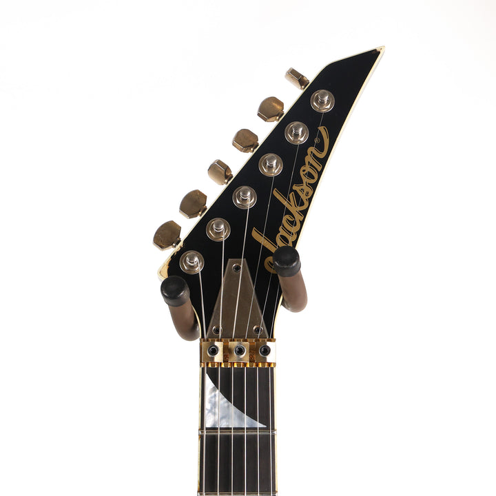 Jackson Custom Shop RR Rhoads Nitro Relic Black with Vintage White Pinstripes