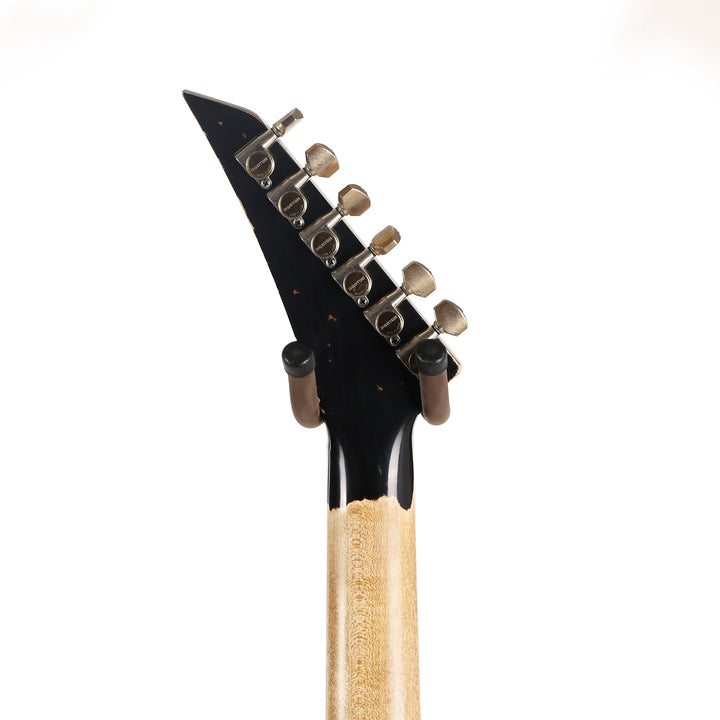 Jackson Custom Shop RR Rhoads Nitro Relic Black with Vintage White Pinstripes