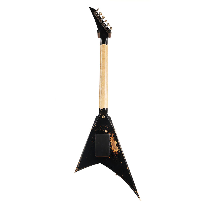 Jackson Custom Shop RR Rhoads Nitro Relic Black with Vintage White Pinstripes