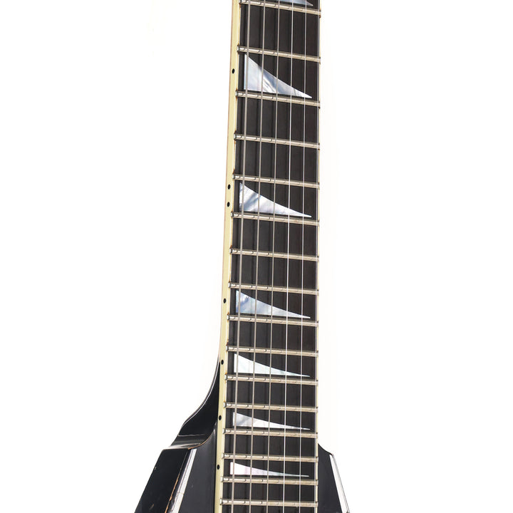 Jackson Custom Shop RR Rhoads Nitro Relic Black with Vintage White Pinstripes