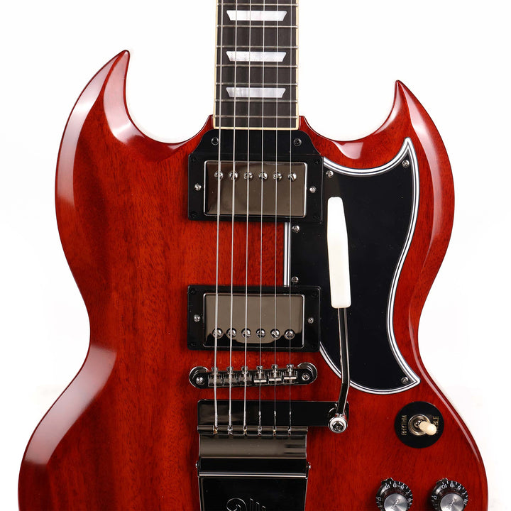 Epiphone Inspired by Gibson Custom 1964 SG Standard with Maestro Vibrola Reissue Cherry Red