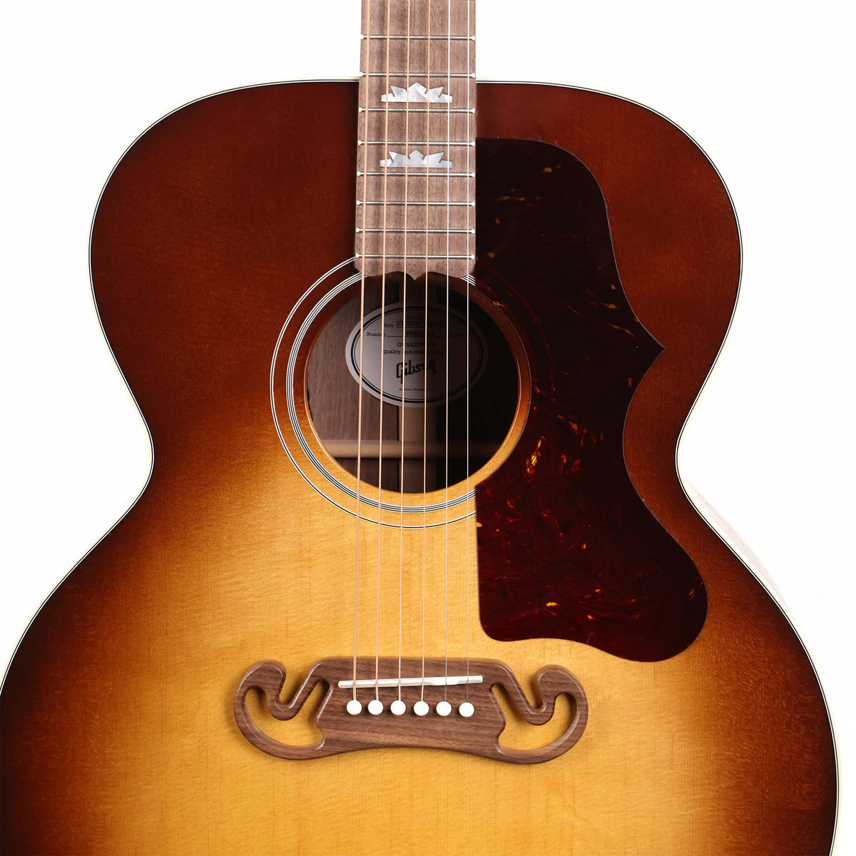 Gibson SJ-200 Studio Walnut Acoustic-Electric Walnut Burst 2025 — 4