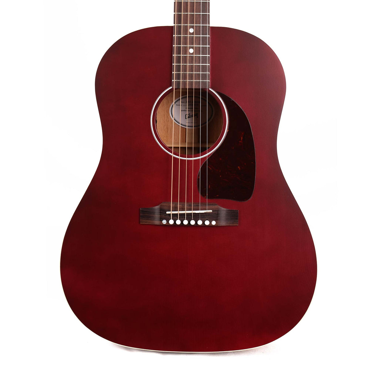 Gibson J-45 Special Acoustic-Electric Satin Wine Red — 1