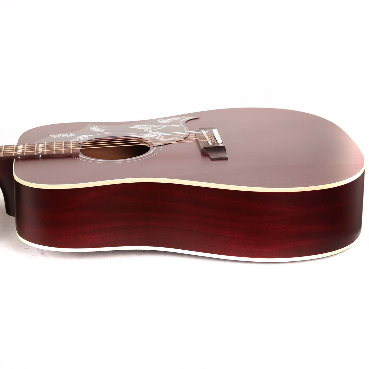 Gibson Hummingbird Special Acoustic-Electric Satin Wine Red — 5