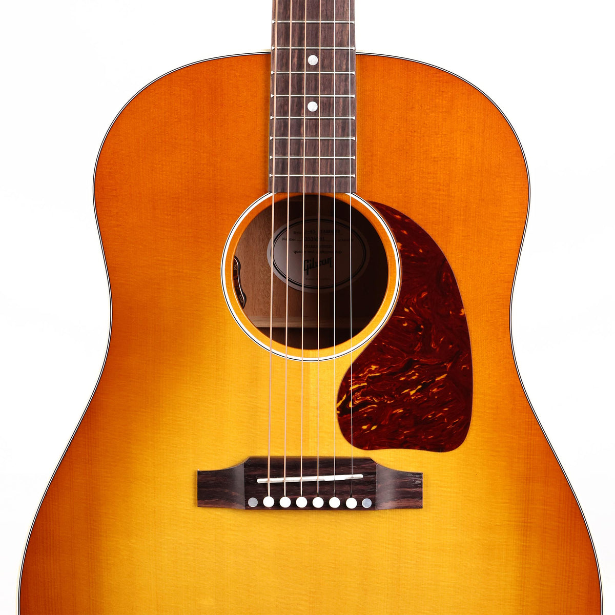 Gibson J-45 Standard Acoustic-Electric Heritage Cherry Sunburst — 4