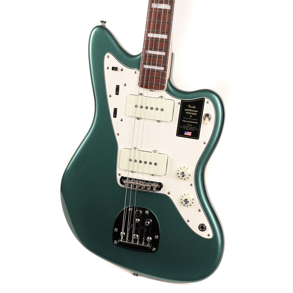 Fender American Vintage II 1966 Jazzmaster Sherwood Green Metallic — 5