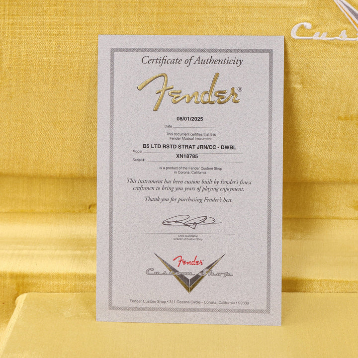 Fender Custom Shop Limited Edition Roasted Stratocaster Journeyman Relic Dirty White Blonde