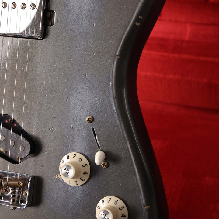 Fender Custom Shop Limited Edition SH Stratocaster Heavy Relic Aged Charcoal Frost Metallic