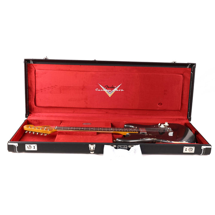 Fender Custom Shop Limited Edition SH Stratocaster Heavy Relic Aged Charcoal Frost Metallic