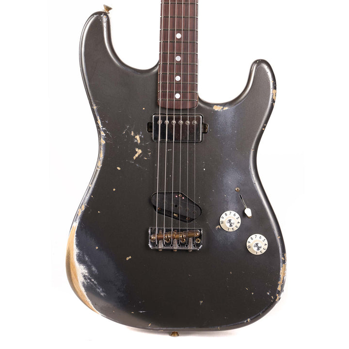 Fender Custom Shop Limited Edition SH Stratocaster Heavy Relic Aged Charcoal Frost Metallic