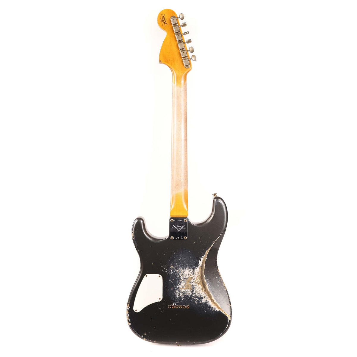 Fender Custom Shop Limited Edition SH Stratocaster Heavy Relic Aged Charcoal Frost Metallic 2025 — 3