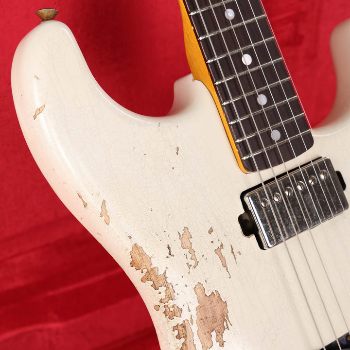 Fender Custom Shop Limited Edition SH Stratocaster Heavy Relic Aged Olympic White