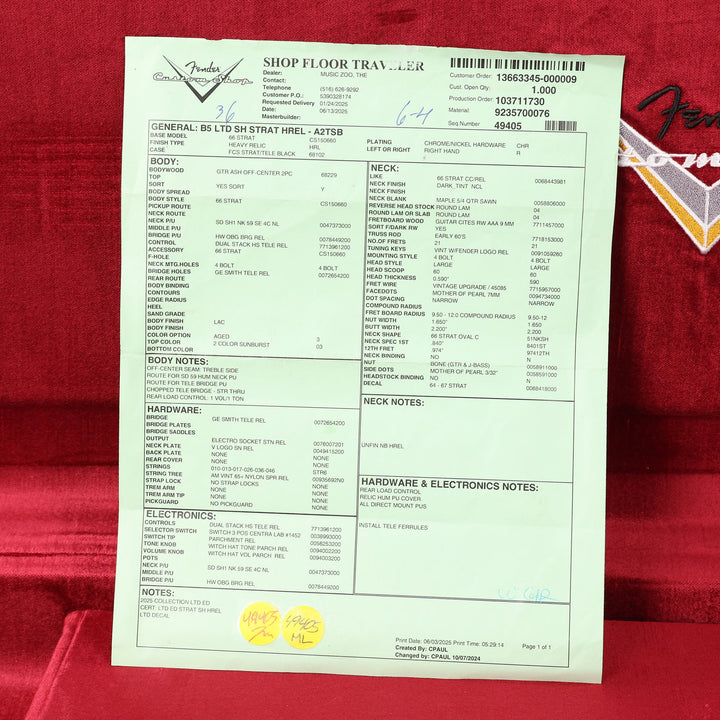 Fender Custom Shop Limited Edition SH Stratocaster Heavy Relic Aged 2-Color Sunburst