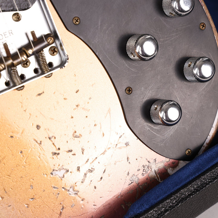 Fender Custom Shop Limited Edition Telecaster Custom Super Heavy Relic Aged Burgundy Mist Metallic Burst