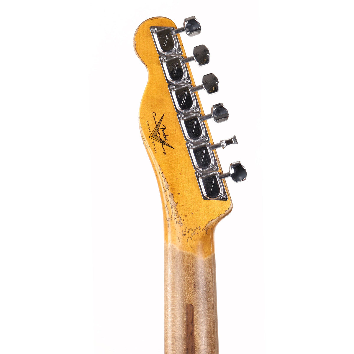 Fender Custom Shop Limited Edition Telecaster Custom Super Heavy Relic Aged Burgundy Mist Metallic Burst — 7