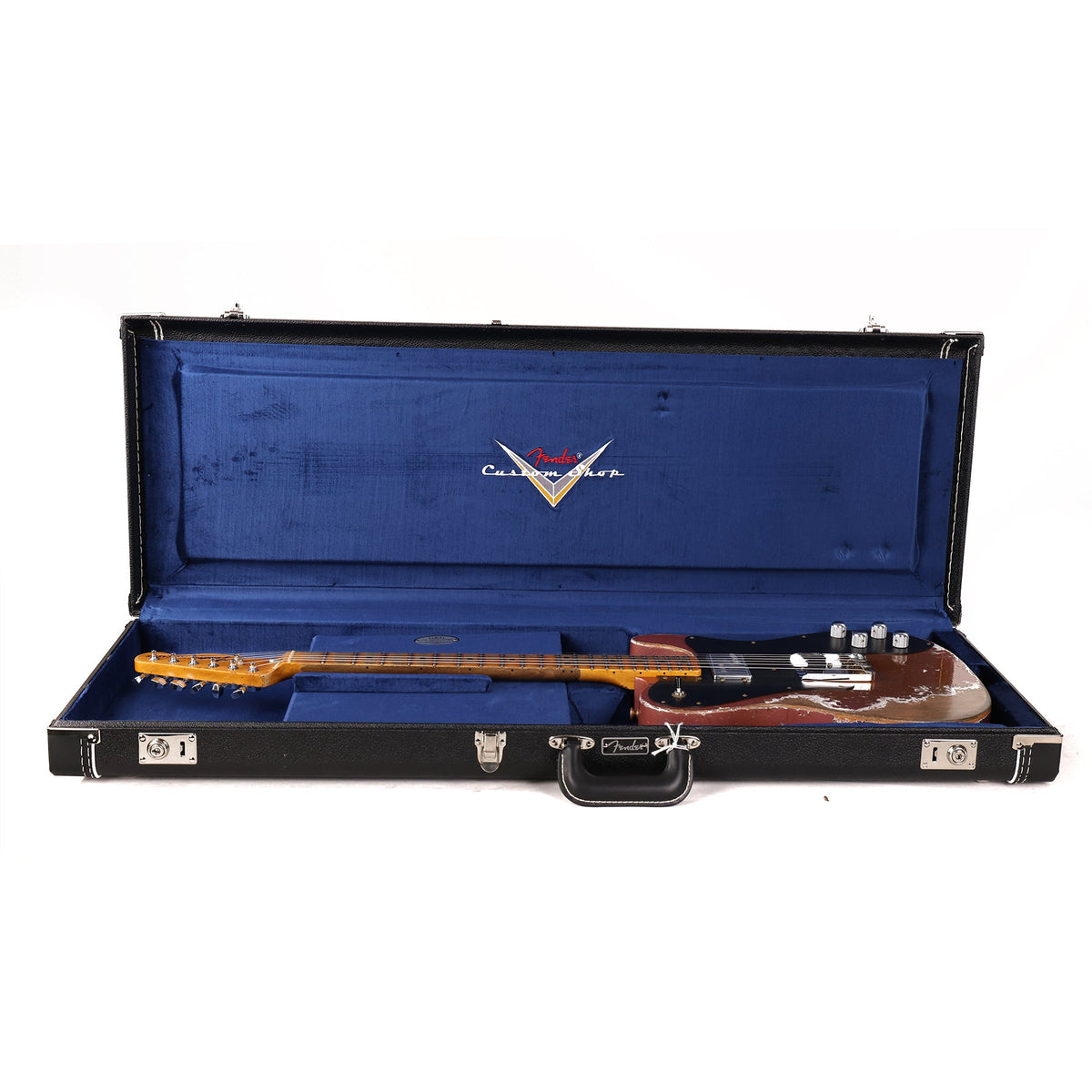 Fender Custom Shop Limited Edition Telecaster Custom Super Heavy Relic Aged Burgundy Mist Metallic Burst — 15