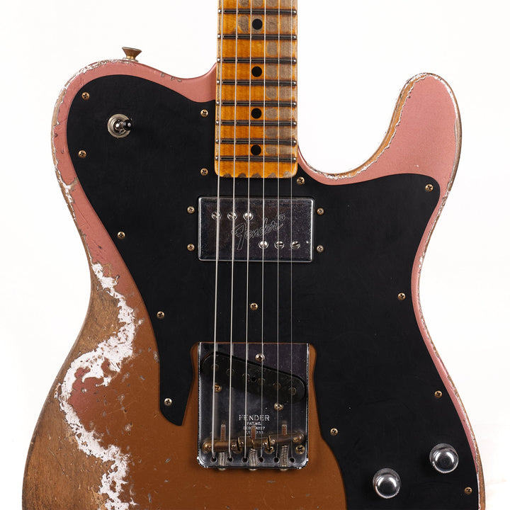 Fender Custom Shop Limited Edition Telecaster Custom Super Heavy Relic Aged Burgundy Mist Metallic Burst