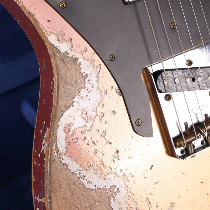 Fender Custom Shop Limited Edition Telecaster Custom Super Heavy Relic Aged Burgundy Mist Metallic Burst