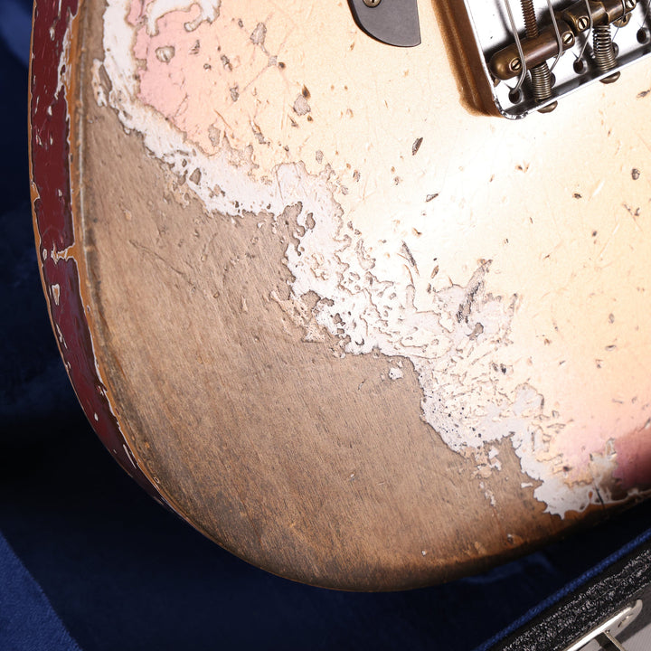Fender Custom Shop Limited Edition Telecaster Custom Super Heavy Relic Aged Burgundy Mist Metallic Burst