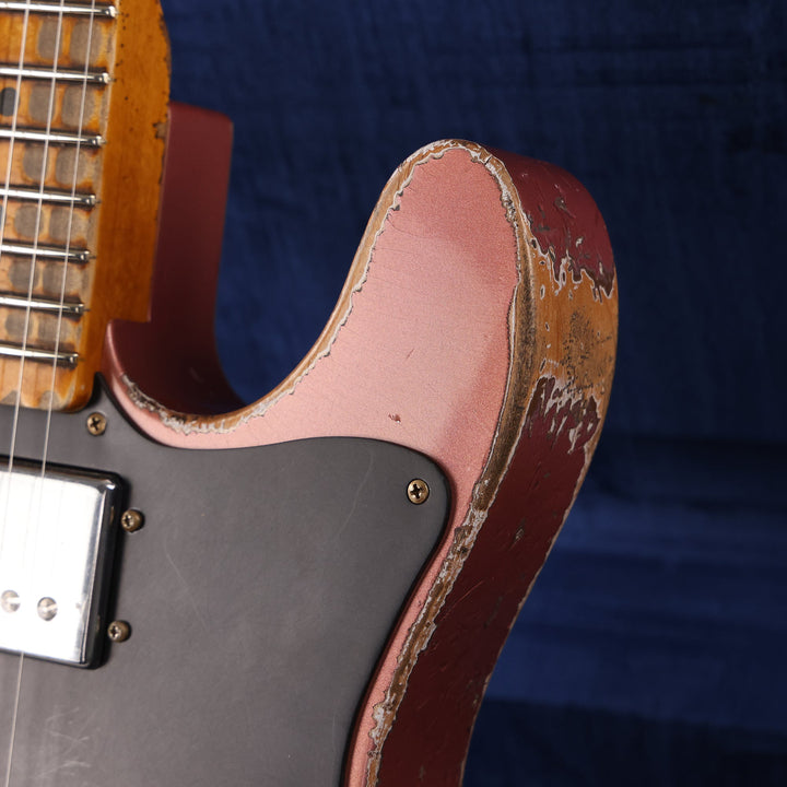 Fender Custom Shop Limited Edition Telecaster Custom Super Heavy Relic Aged Burgundy Mist Metallic Burst