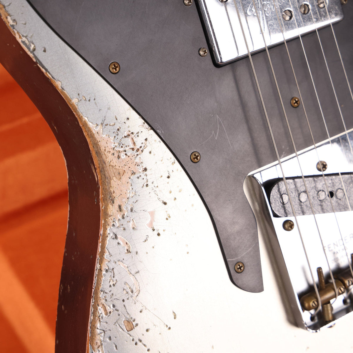Fender Custom Shop Limited Edition Telecaster Custom Super Heavy Relic Aged Charcoal Frost Metallic Burst — 7