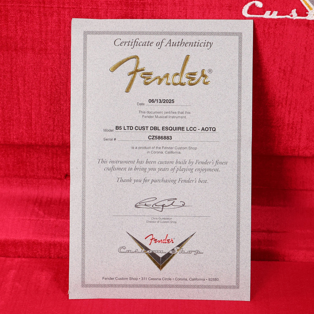 Fender Custom Shop Limited Edition Custom Double Esquire Aged Ocean Turquoise 2025 — 14