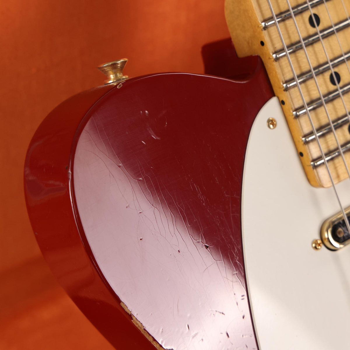 Fender Custom Shop Limited Edition Hotshot Telecaster Aged Cimmaron Red 2025 — 6