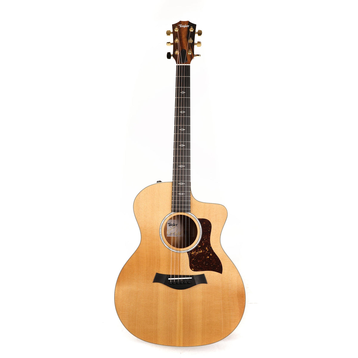 Taylor 214ce-K DLX Grand Auditorium Acoustic-Electric Guitar Natural — 2