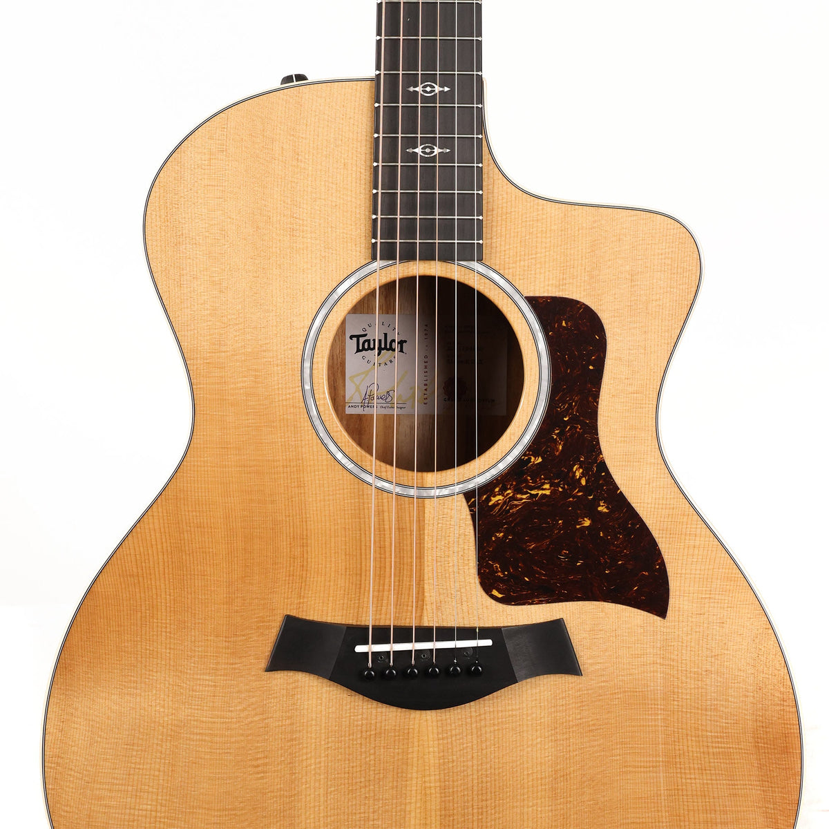 Taylor 214ce-K DLX Grand Auditorium Acoustic-Electric Guitar Natural — 4