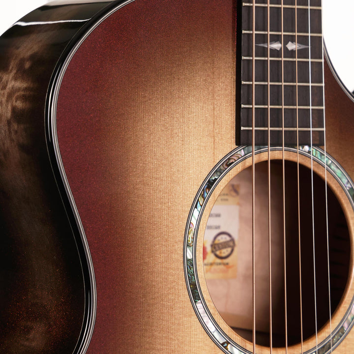 Taylor Custom Shop 2025 Catch Event Grand Auditorium Silver Cranberry Supernova