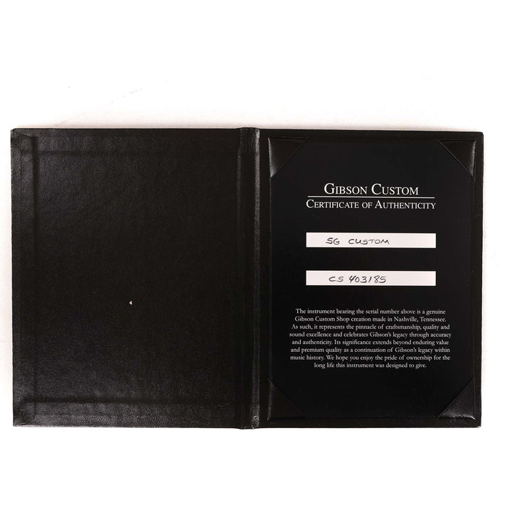 Gibson Custom Shop SG Custom Made 2 Measure Walnut Gloss