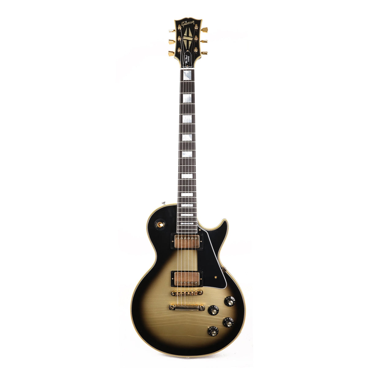 Gibson Custom Shop 1968 Les Paul Custom Silverburst Ultra Light Aged Gold Hardware — 2