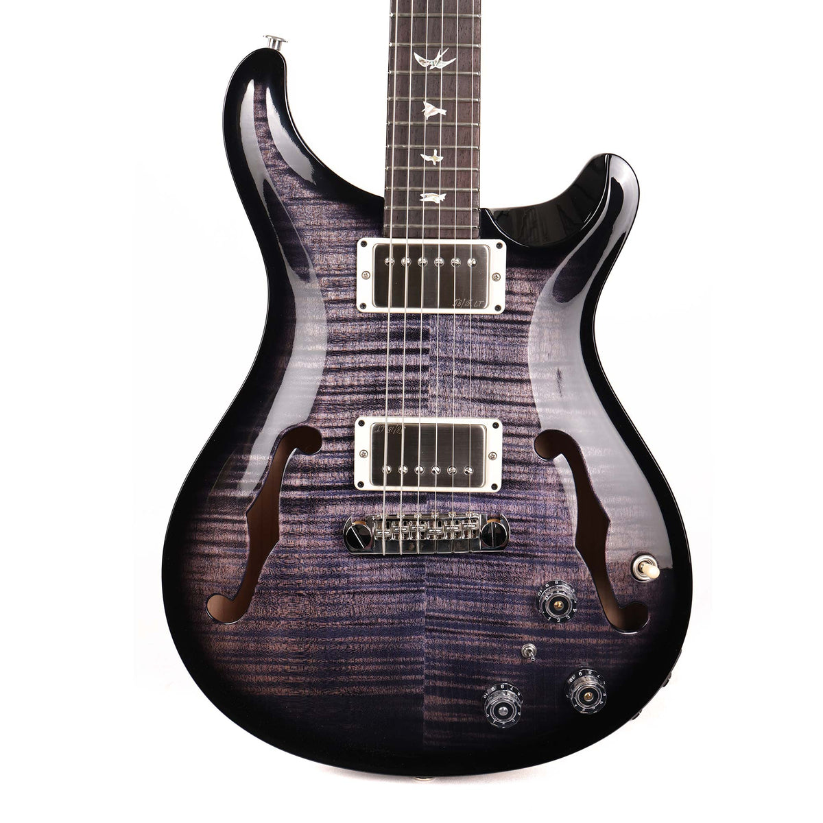 PRS Hollowbody II Piezo Purple Mist Wraparound Smokeburst — 1