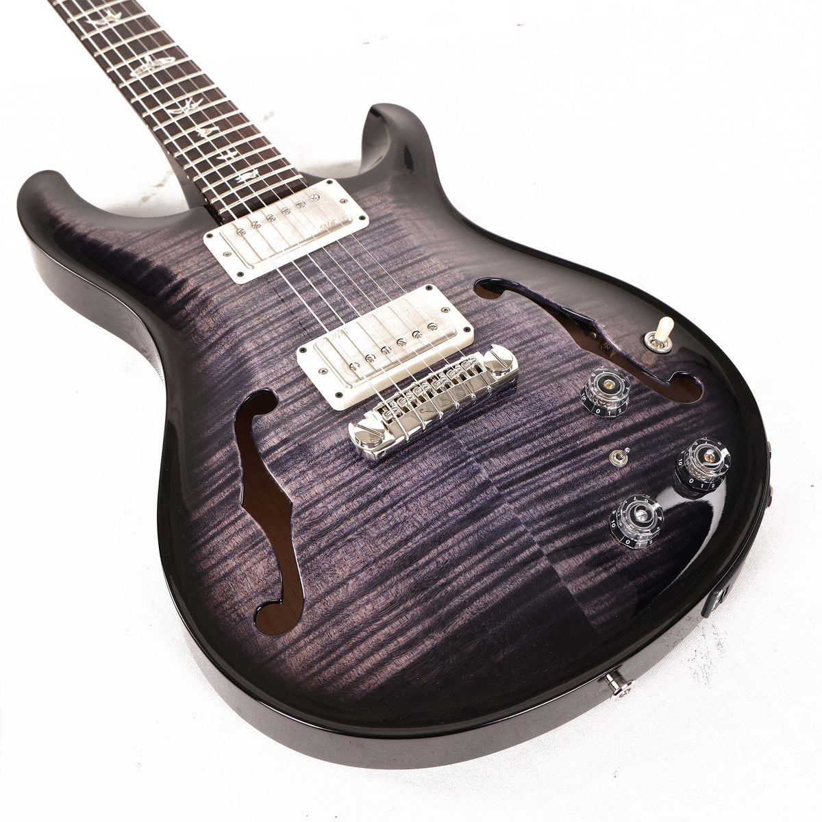 PRS Hollowbody II Piezo Purple Mist Wraparound Smokeburst — 6