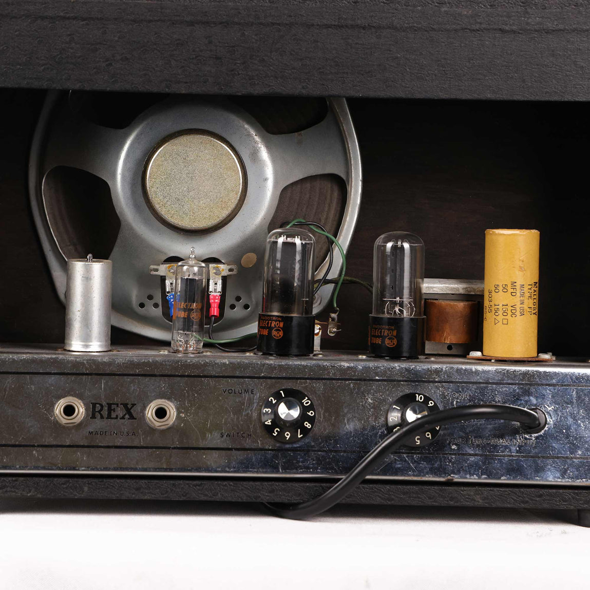 Rex Valco Model Four Tube Dual Input 1x8 Combo Amplifier | The