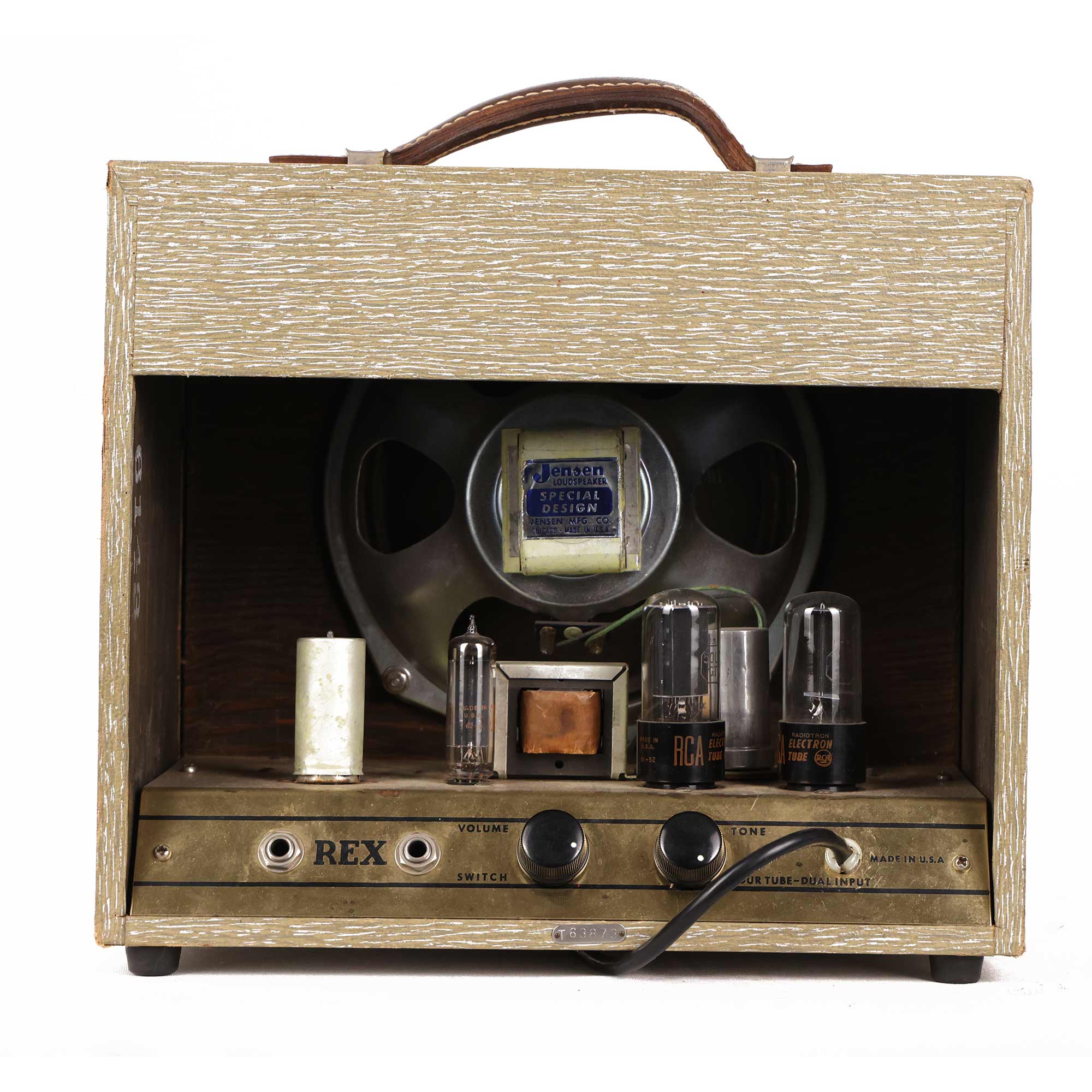 Rex Valco Model Four Tube Dual Input 1x8 Combo Amplifier | The