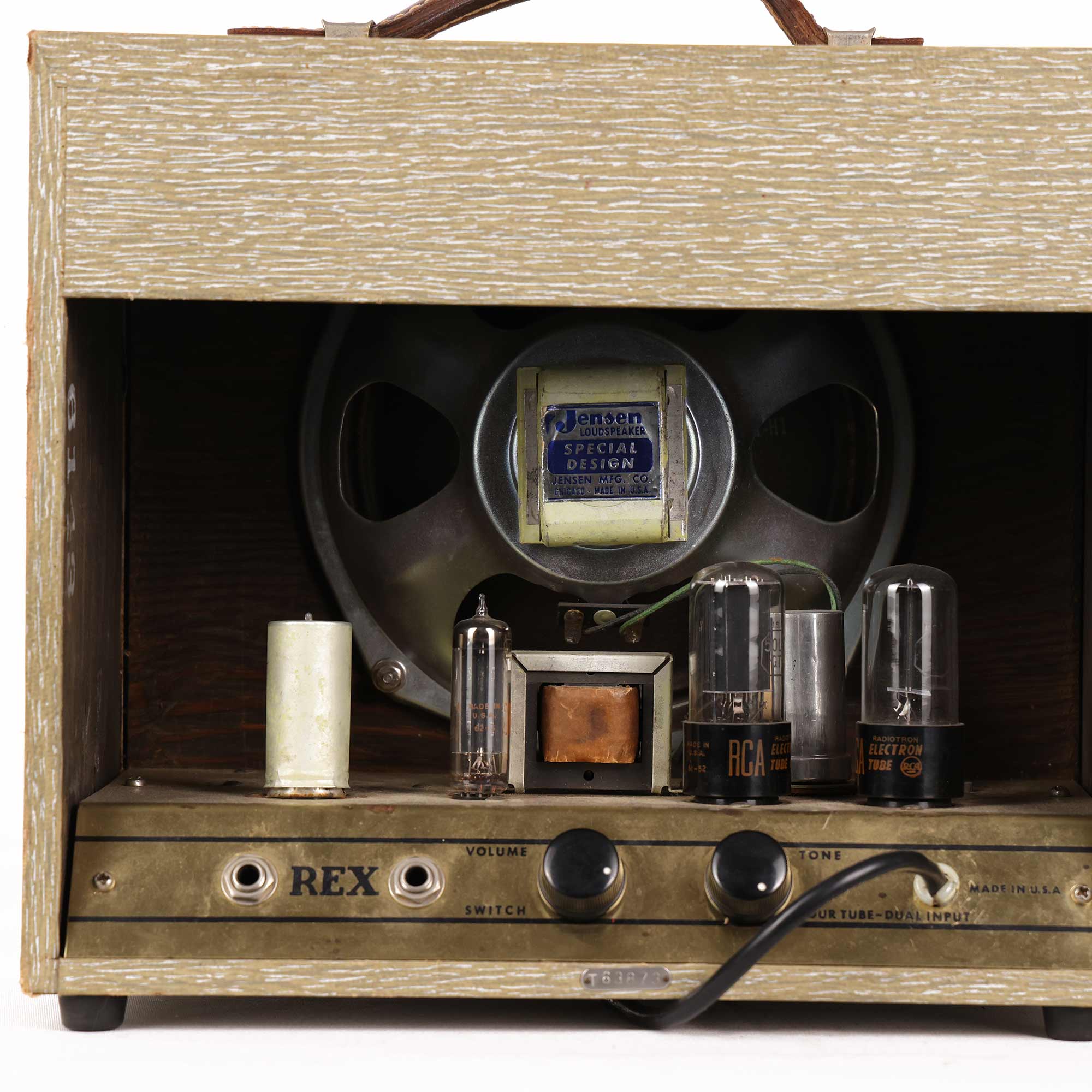 Rex Valco Model Four Tube Dual Input 1x8 Combo Amplifier | The