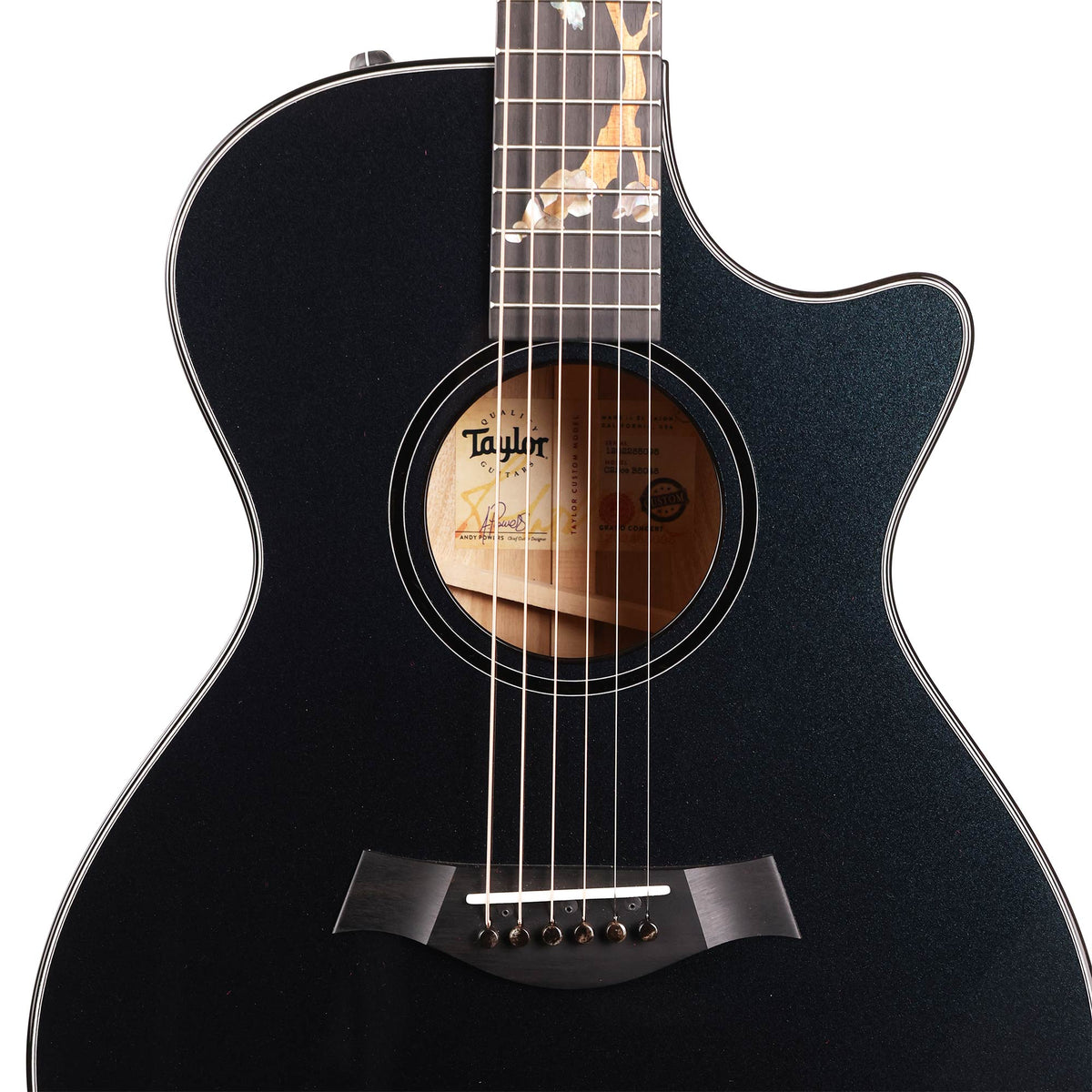Taylor Custom Shop 2025 Catch Event Grand Concert Shamel Ash Dark Turquoise Metallic — 4