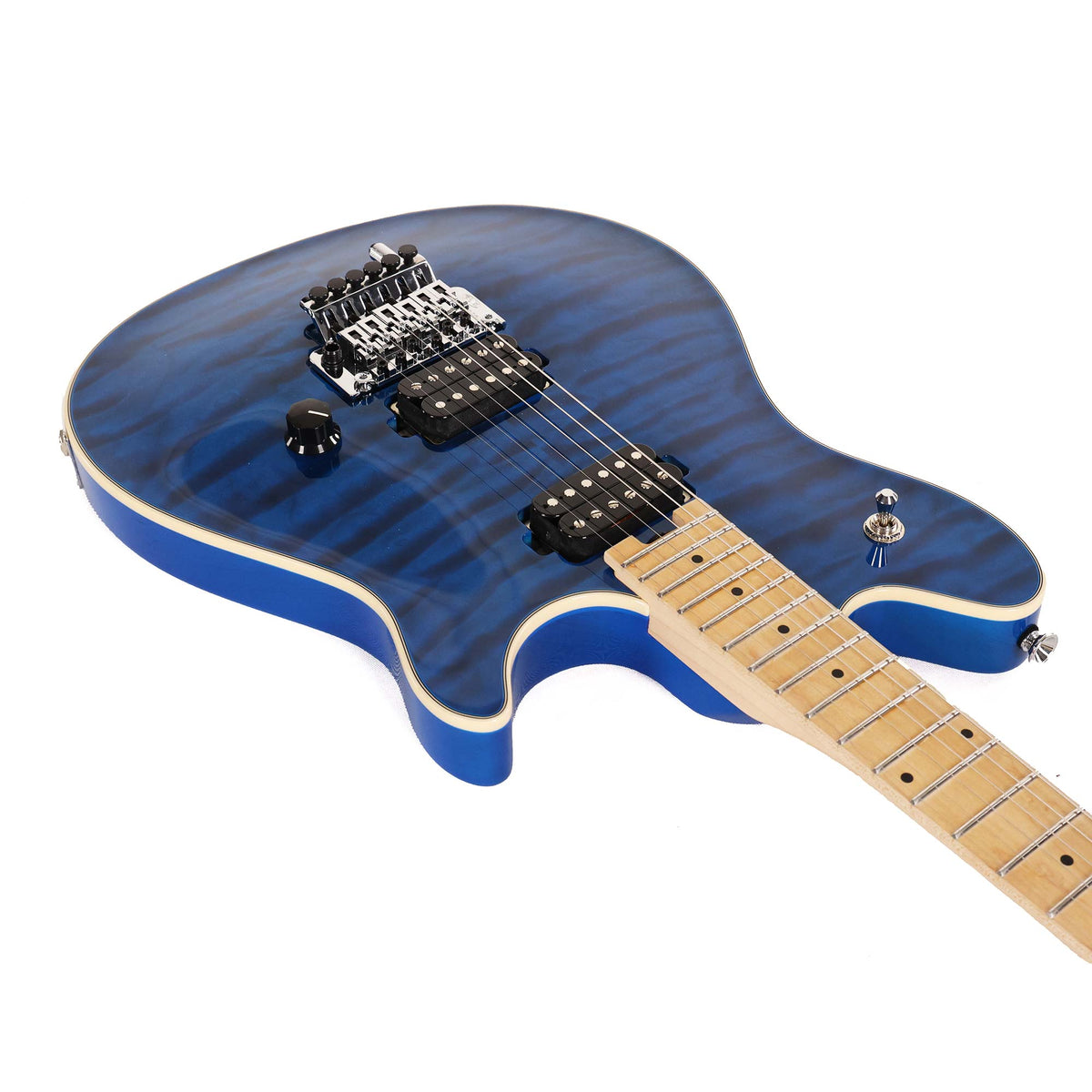 EVH Custom Shop Wolfgang Quilt Top Trans Blue — 10