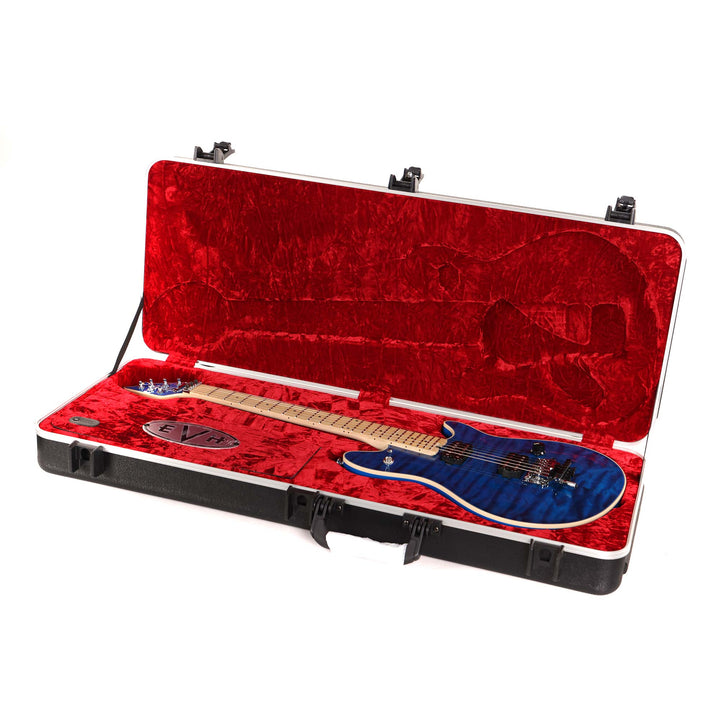 EVH Custom Shop Wolfgang Quilt Top Trans Blue