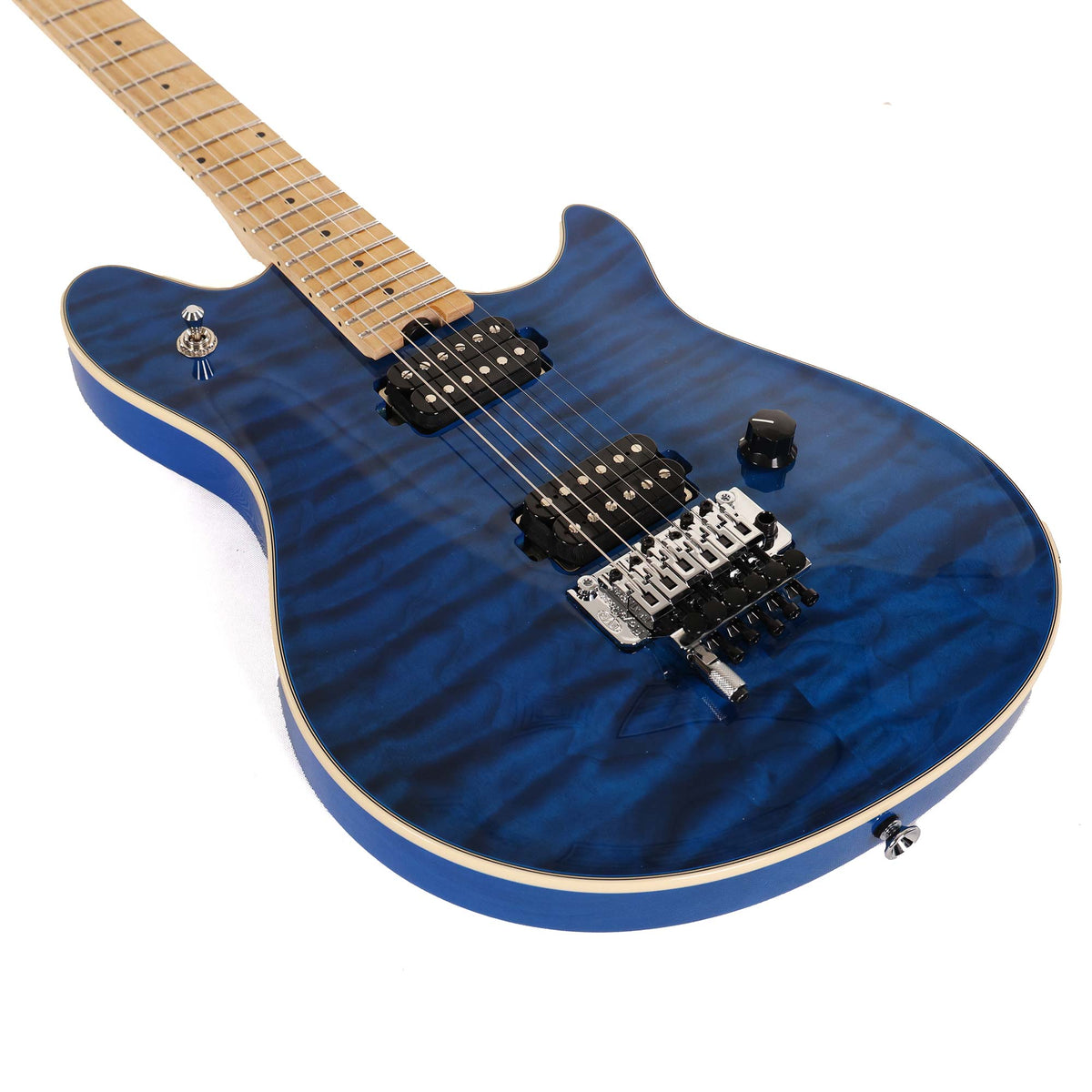 EVH Custom Shop Wolfgang Quilt Top Trans Blue — 9