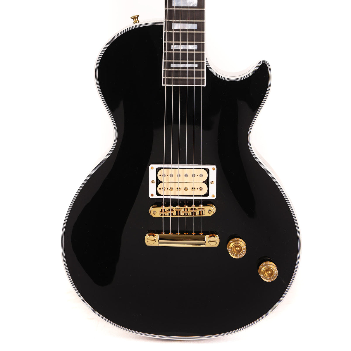 Gibson Custom Shop Les Paul Custom Made 2 Measure Single-Pickup Ebony Gloss — 2